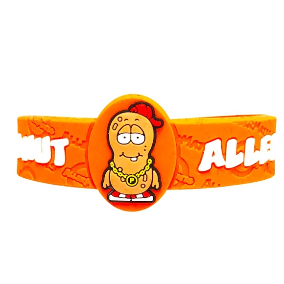 NEW: PEANUT ALLERGY BRACELET- MEDICAL BRACELET - Picture 3 of 6